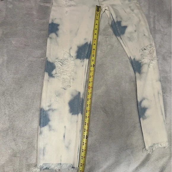 NWT Alexander Wang High Rise Straight Leg Cropped Denim Size 26 - Picture 7 of 13